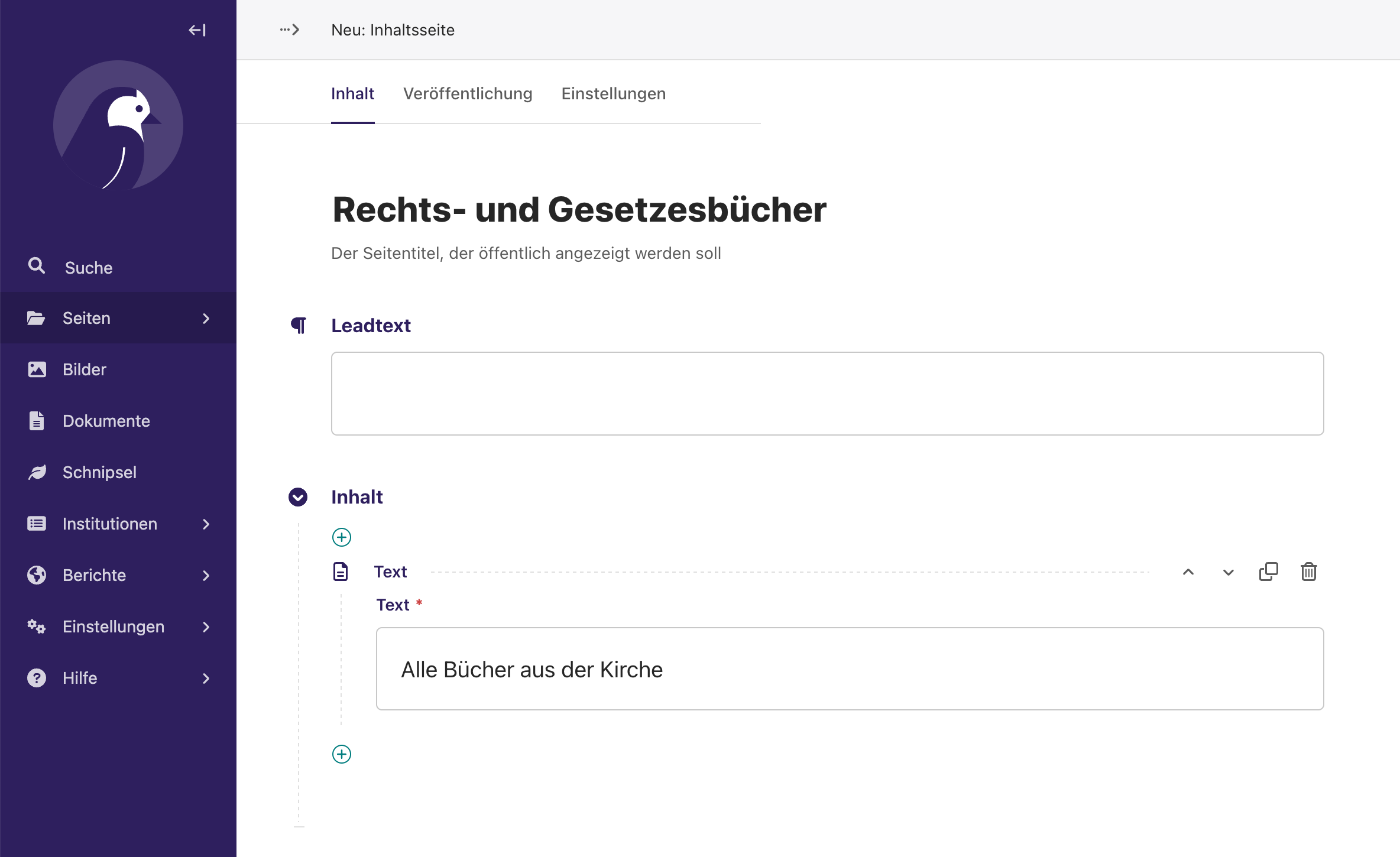 CMS Contentpages associate